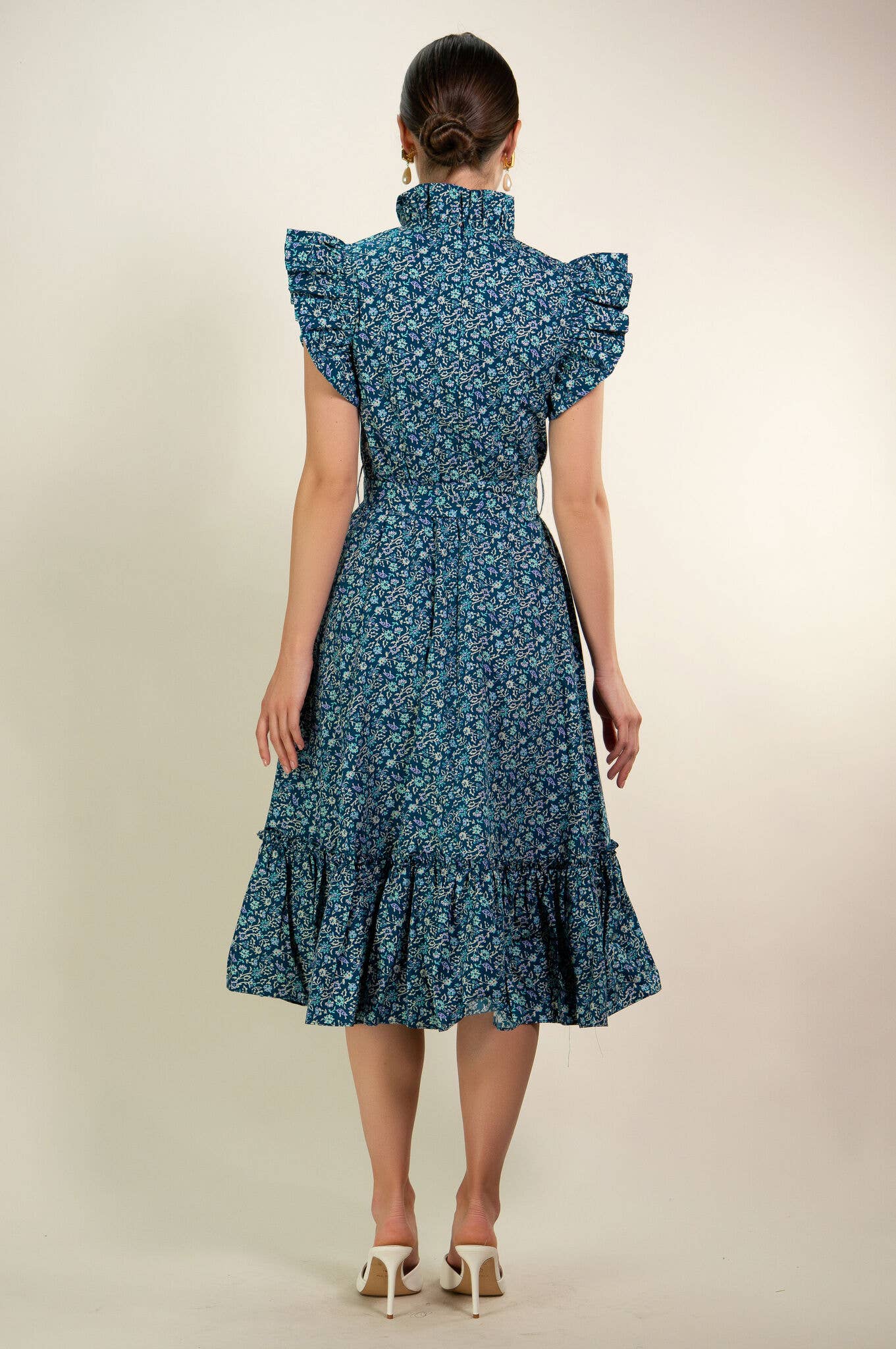 Floral "Sirsna" Heart Dress: S