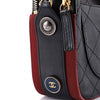 Chanel | Button Up Camera Case Quilted Calfskin with Grosgrain Small