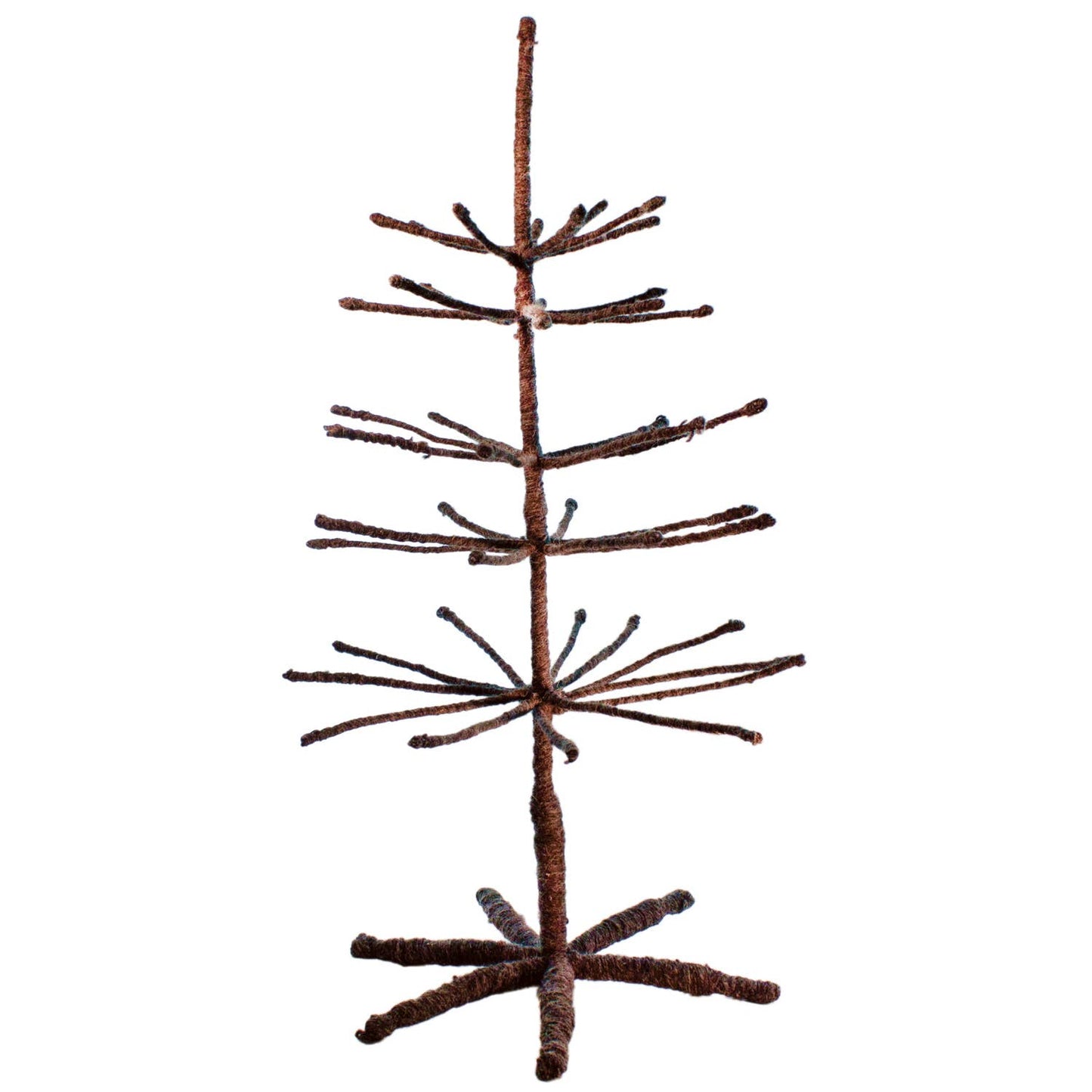 Tall Woolie Tree Display - Brown