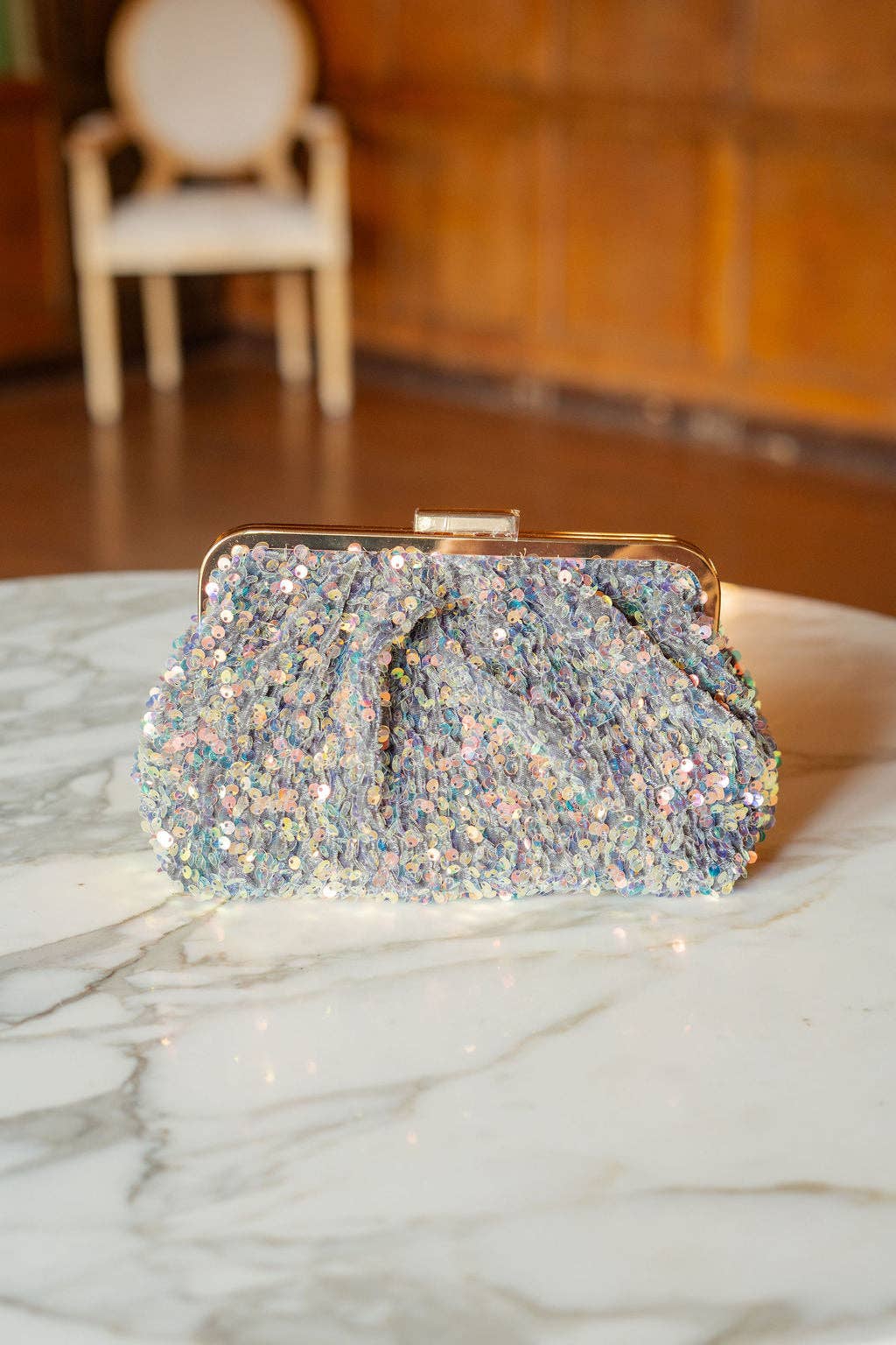 Trixie Sequin Clutch- WS