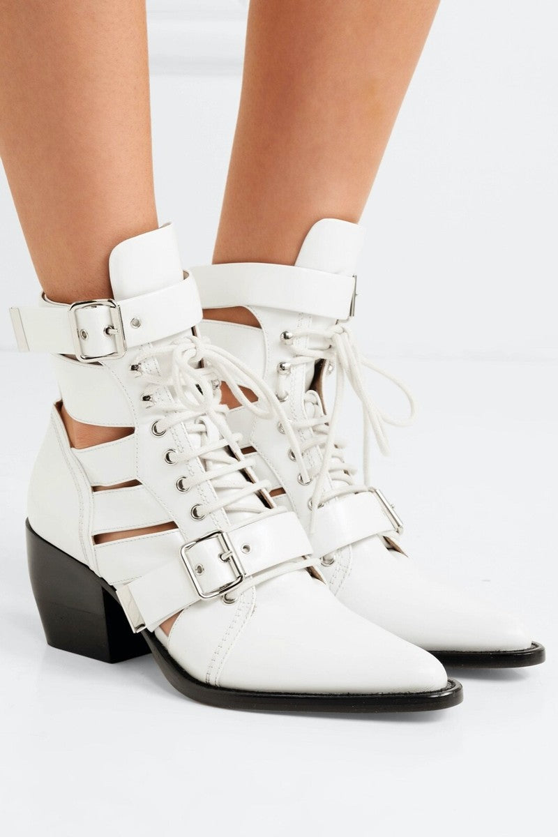 Gucci | Chloé Rylee leather ankle boots