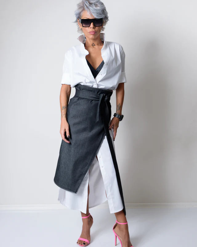 Locker Room | Denim Extravagant Three Piece Set