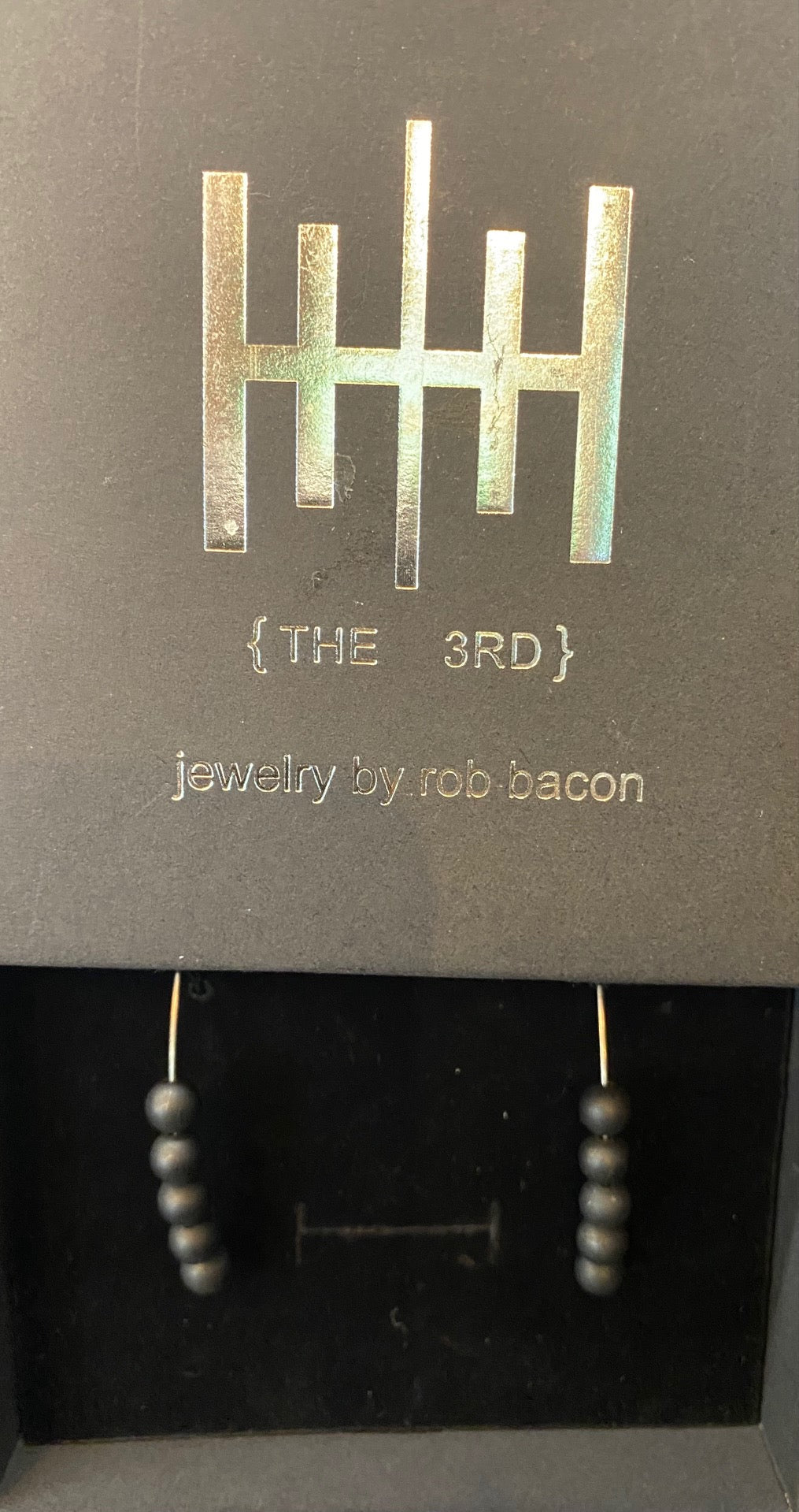 Rob Bacon | Black Onyx Earrings