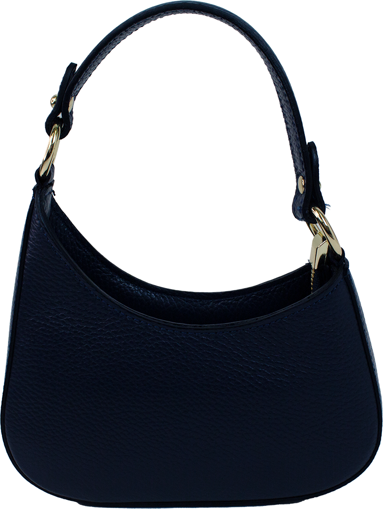 Italian | Leather Asymmetrical Small Handbag
