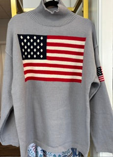 American Flag Sweater
