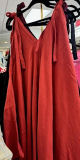 Cotton beach dress with pockets