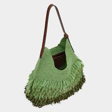 Anya Hindmarch | Dégradé Shag Raffia Bag (Pink, Green)