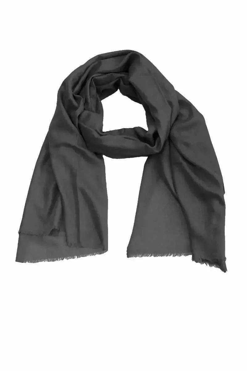 100% Cashmere Pashmina Scarf/Shawl - Classic: Light Blue / One Size