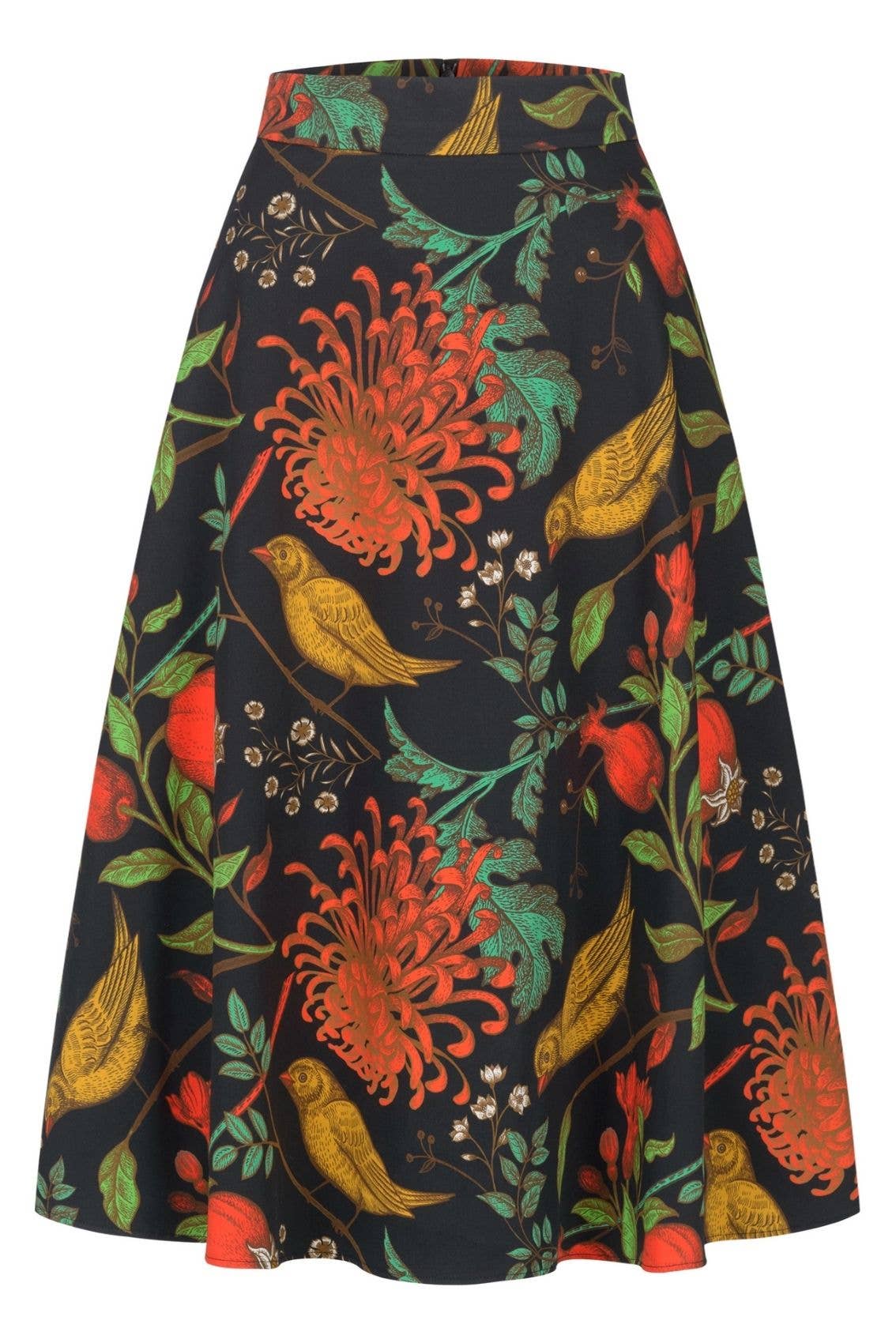Midi Skirt Evening Gold: M
