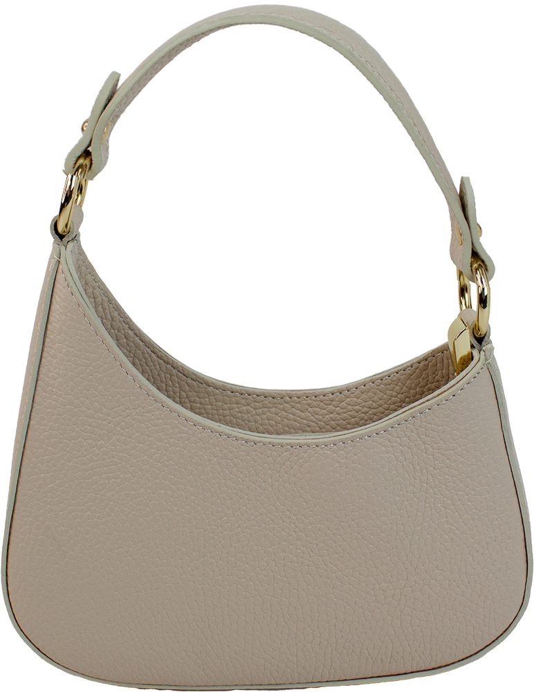 Italian   |    Leather Asymmetrical Small Handbag