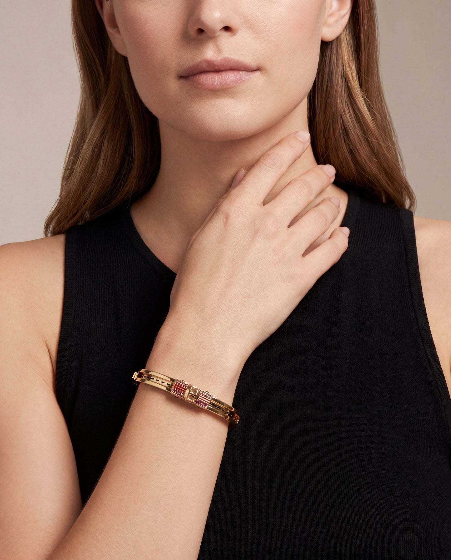 Road Trip 'Go The Extra Mile' Car Fidget Bangle: Gold