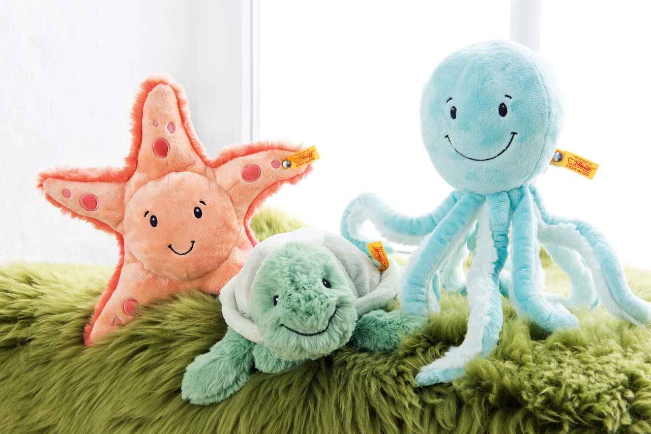 Steiff   |    Ockto Octopus Plush Toy, 11 Inches