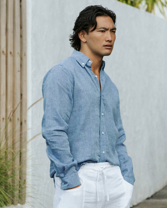 MagicLinen   |    Men's Denim Chambray