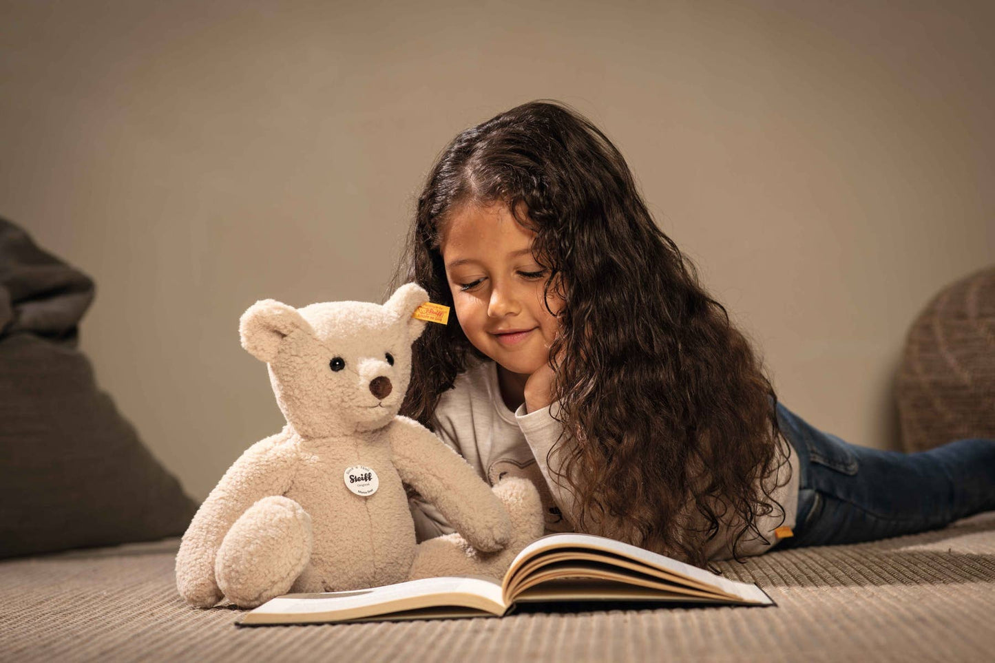 Steiff   |    Mother's Day Mama Teddy Bear Stuffed Plush, 14 Inches