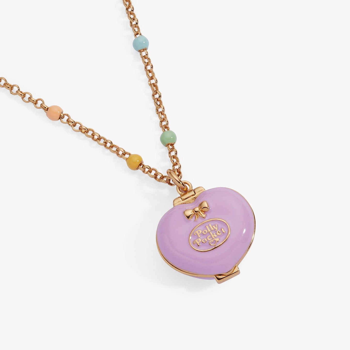 Polly Pocket™ House Locket Necklace: Gold