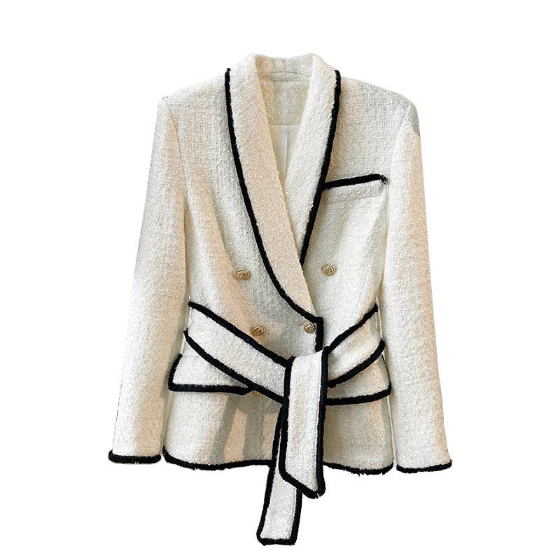 TAO   |    PS White Tweed Blazer And Short Set