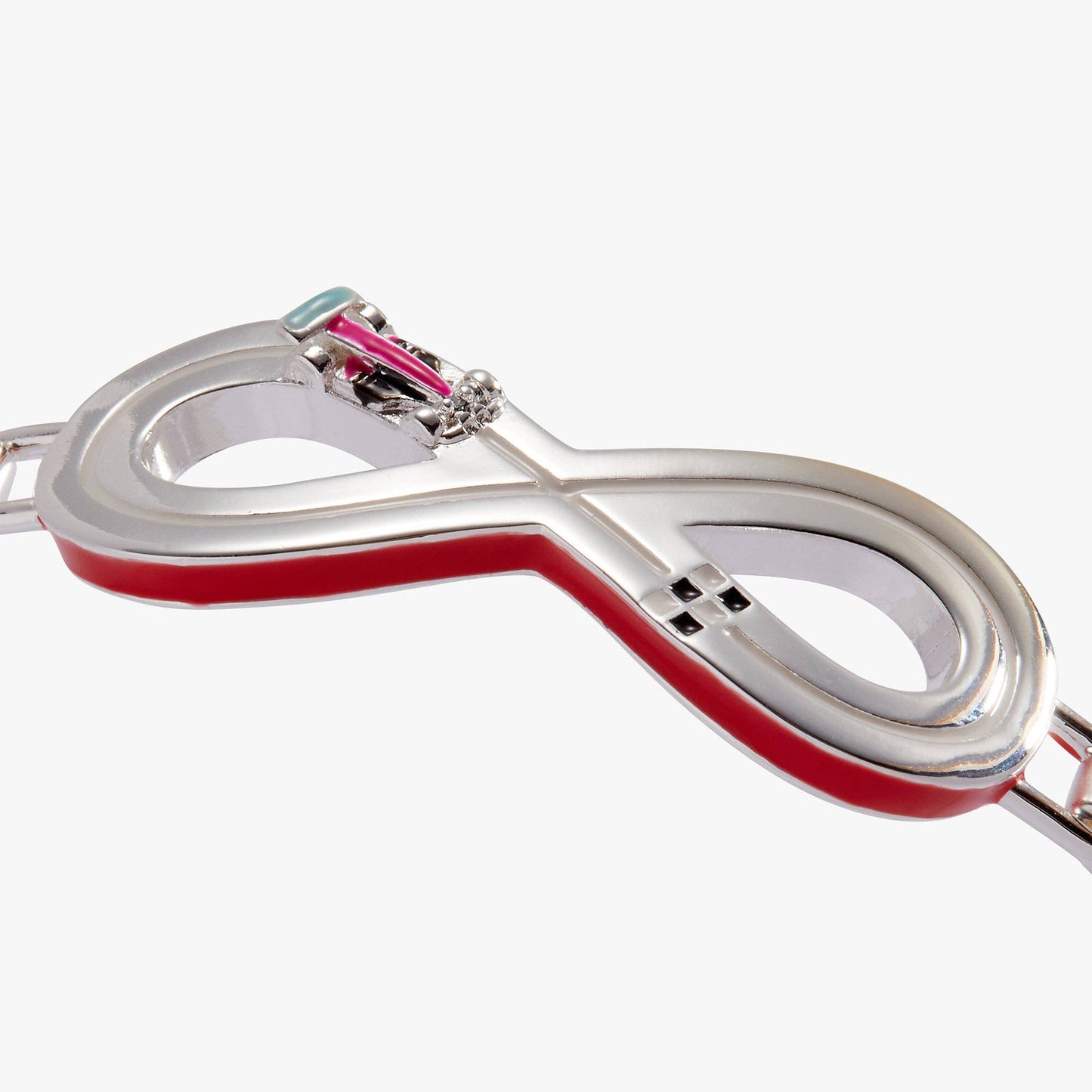 Hot Wheels™ Figure 8 Racecar Tension Bangle: Silver