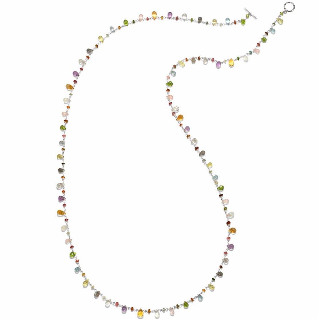 Wildflower Necklace-long: Gold