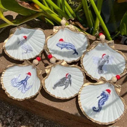 Santa's Sea Creatures Shells Mini 6 Pack: Santa's Sea Creatures Mini 6 Pack