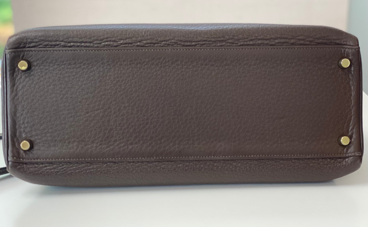 Vintage Hermes Kelly Retourne 35 Handbag