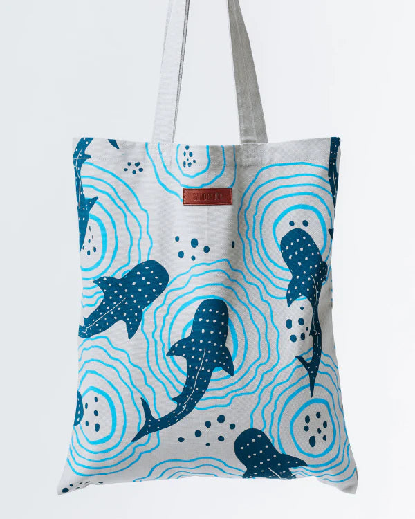 Sand Cloud   |   Shark Ripples Every Day Tote