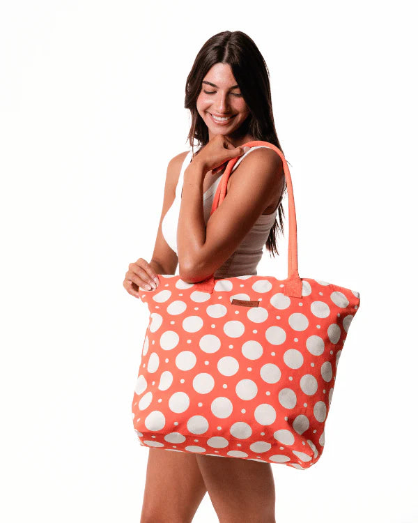 Sand Cloud Beach Tote with Zipper Closure (various colors and prints)