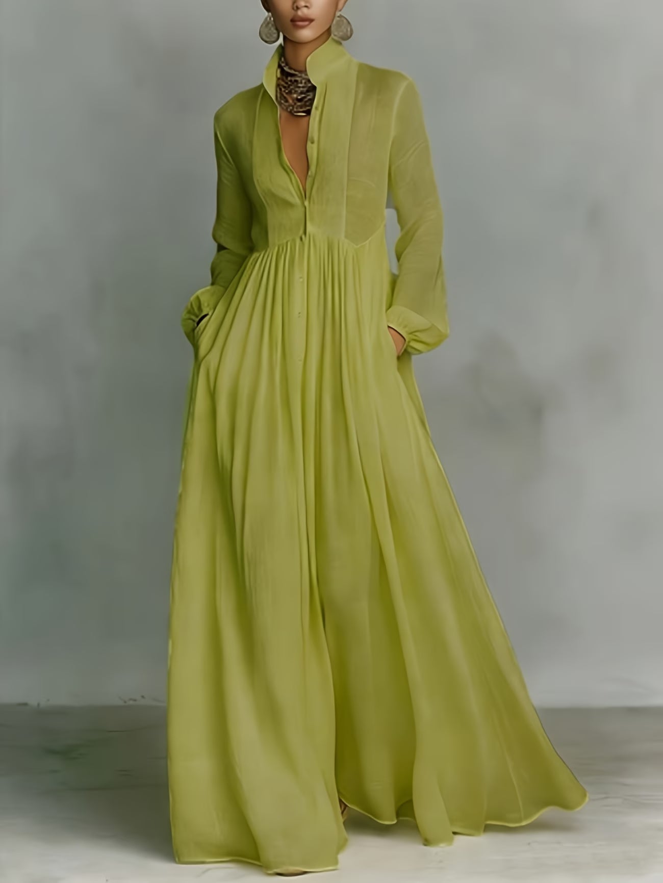 Long Summer Shirt Dress