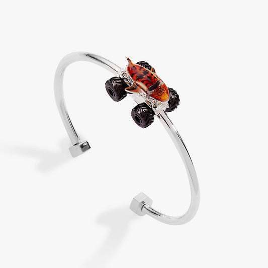 Hot Wheels™ Tiger Shark Monster Truck Moveable Cuff: Silver