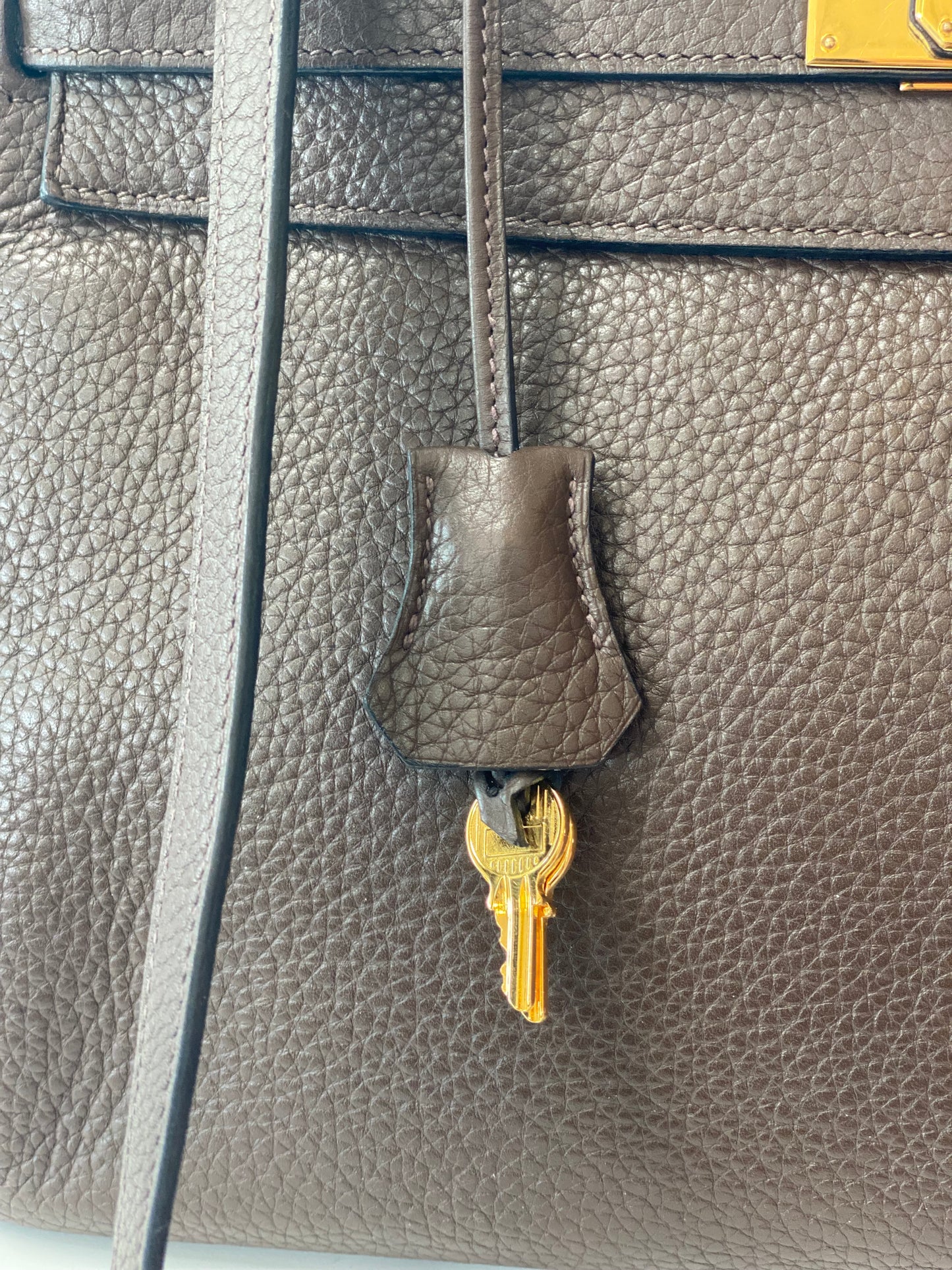 Vintage Hermes Kelly Retourne 35 Handbag