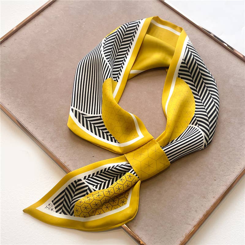 Yellow Angles Loop Scarf