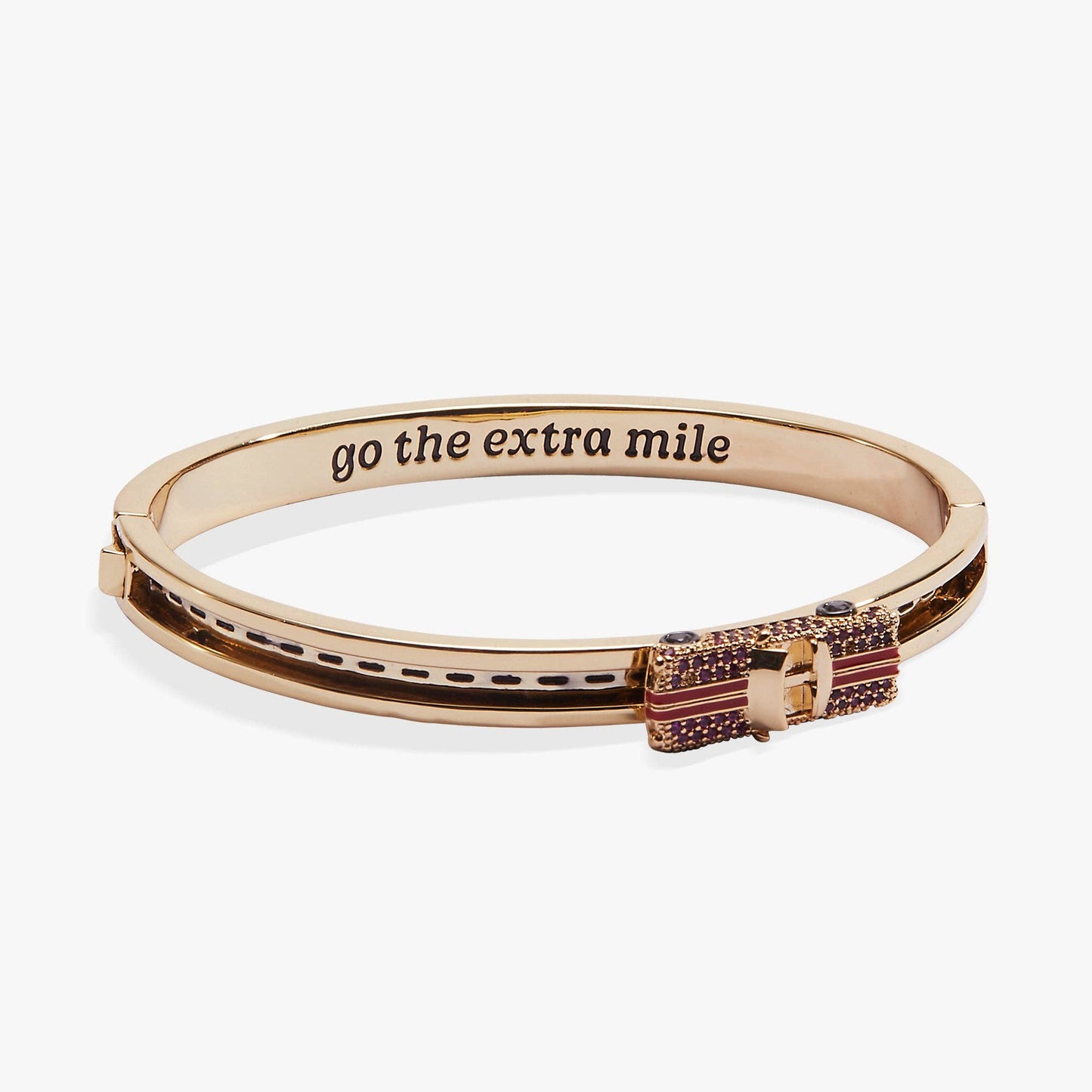 Road Trip 'Go The Extra Mile' Car Fidget Bangle: Gold