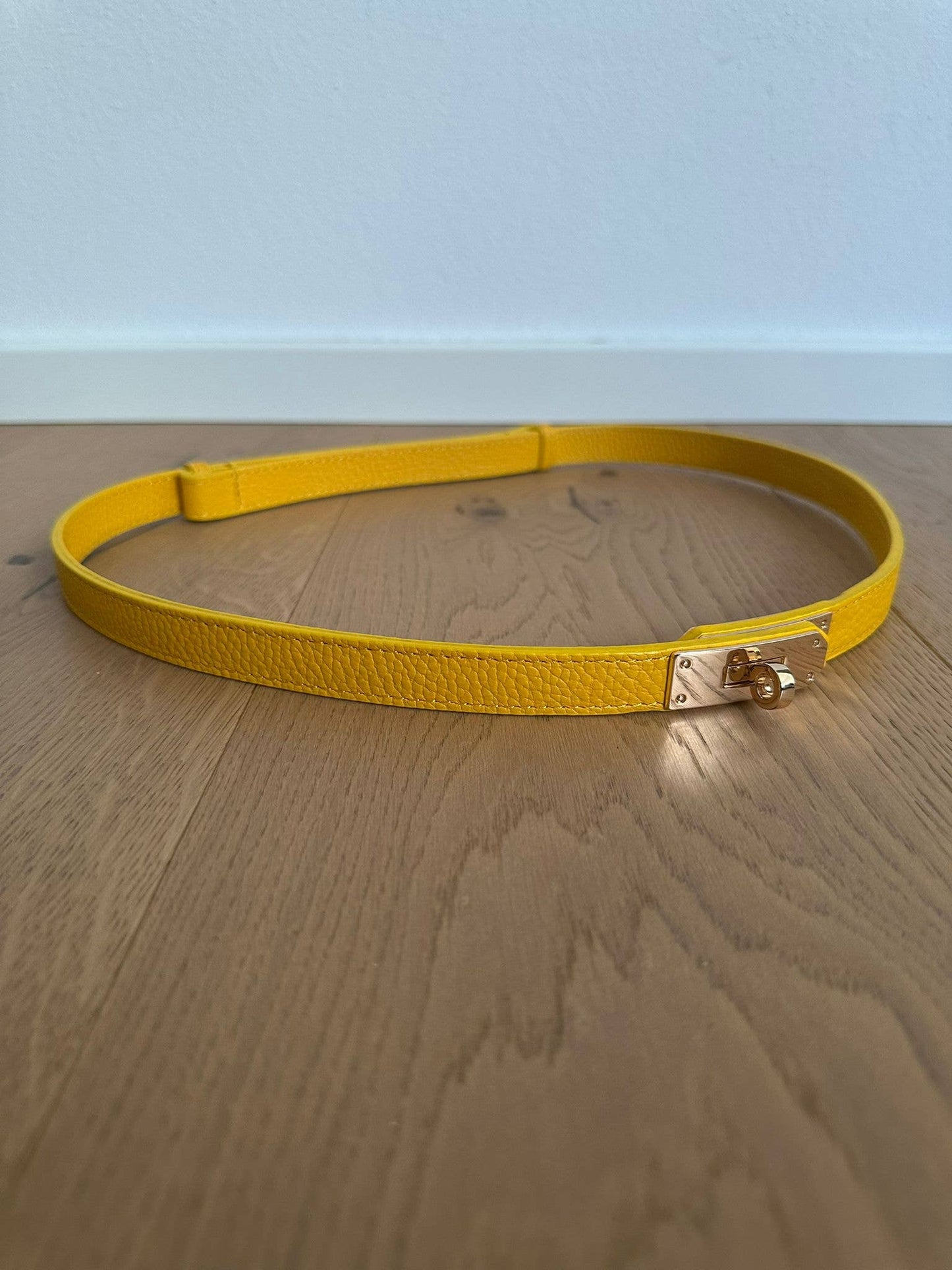 MAIDA BELT - Genuine leather: Silver