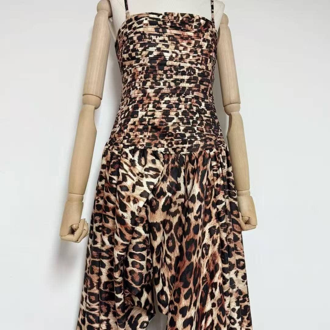 DR951Y Strapless Printed High Slit Maxi Dress for Women: Blue / English / M