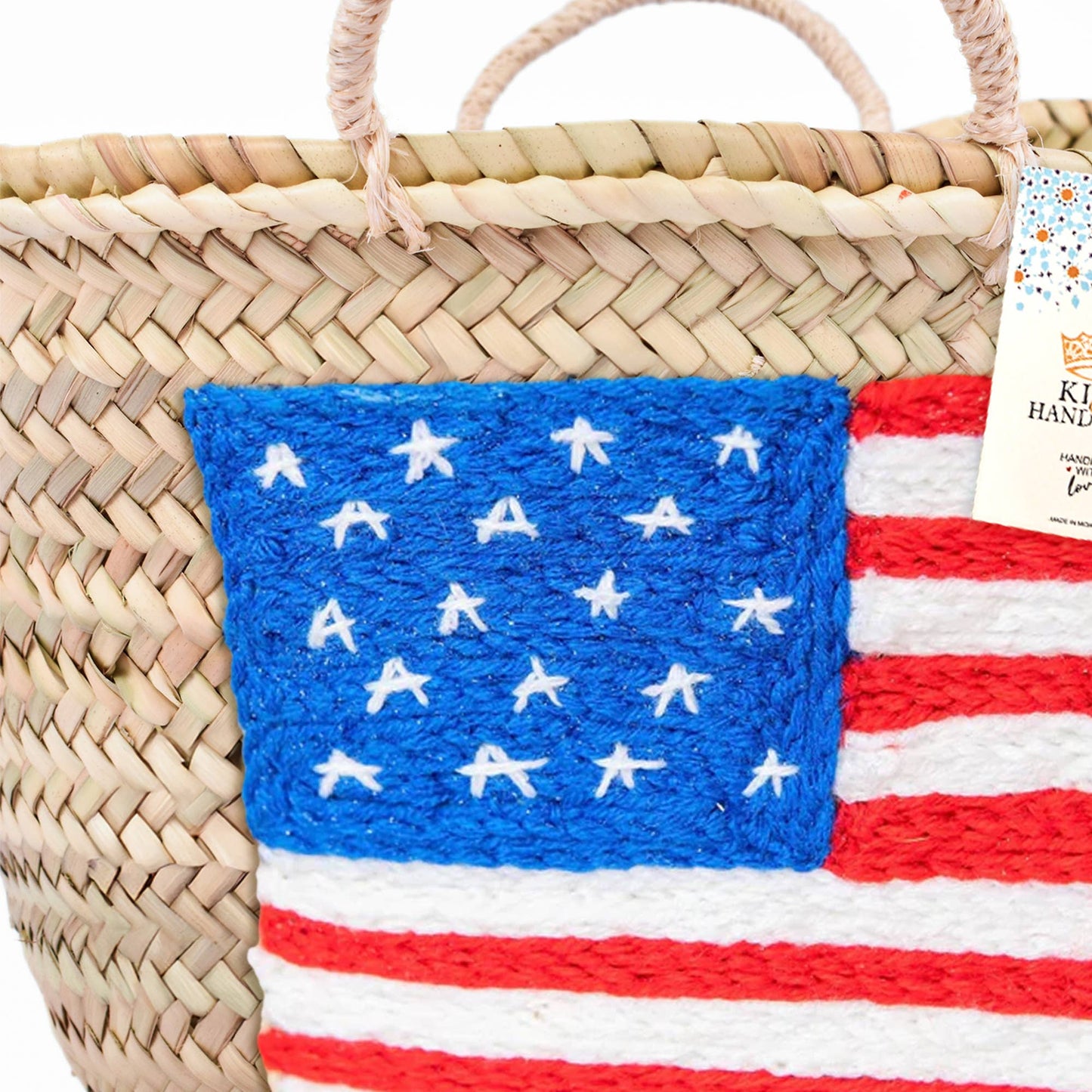 Straw Bags   |    Handcrafted with US Flag
