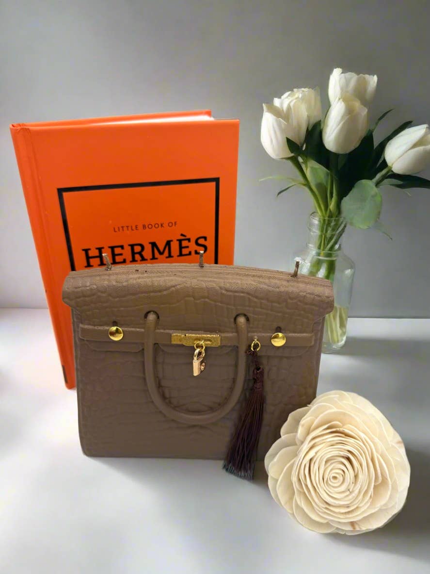 The Iconic Collection Candles  Purse: Orange