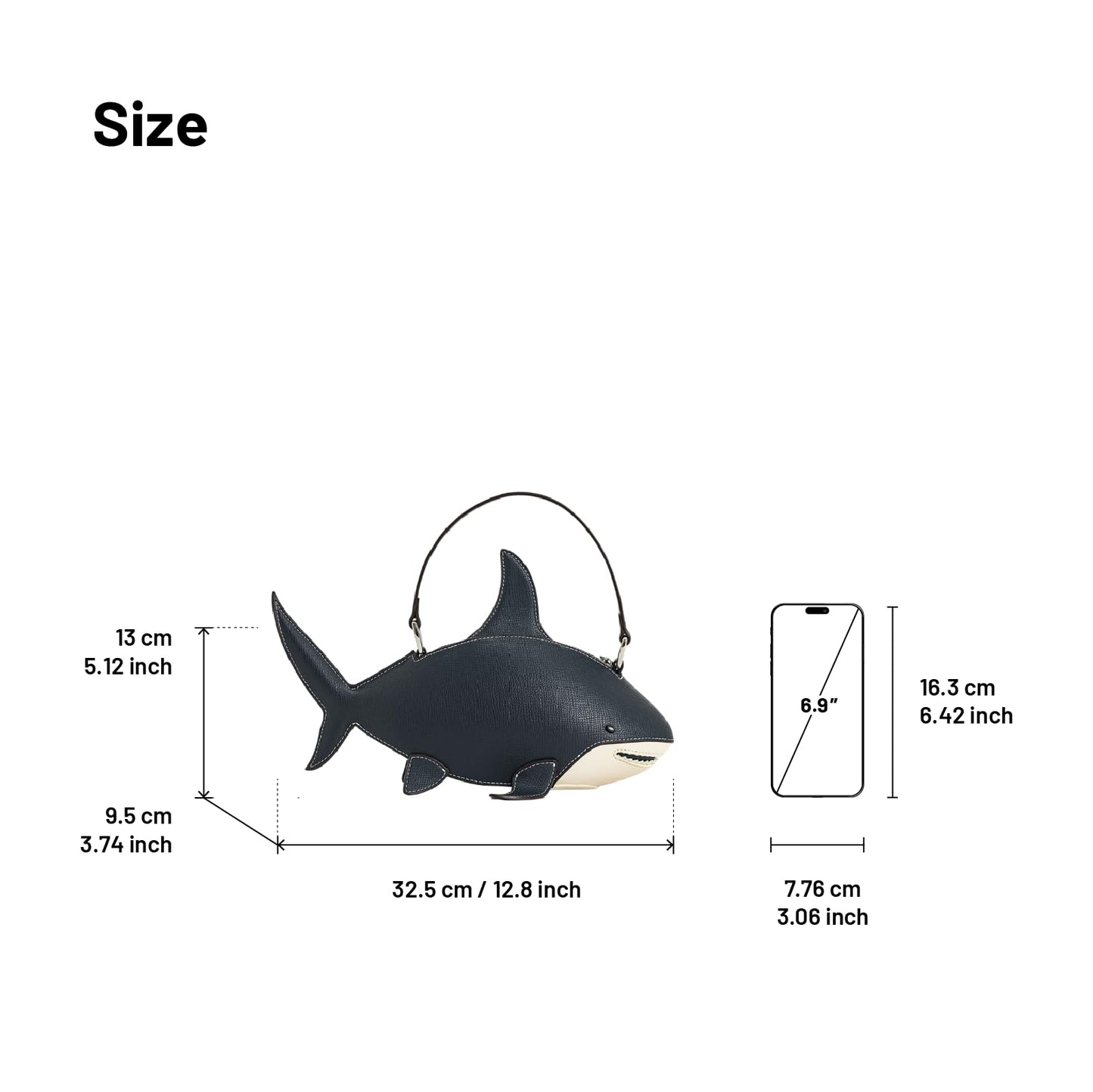JW PEI Women's Nerys Faux Suede Shark Look Top Handle Bag