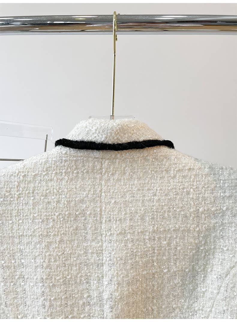 TAO   |    PS White Tweed Blazer And Short Set