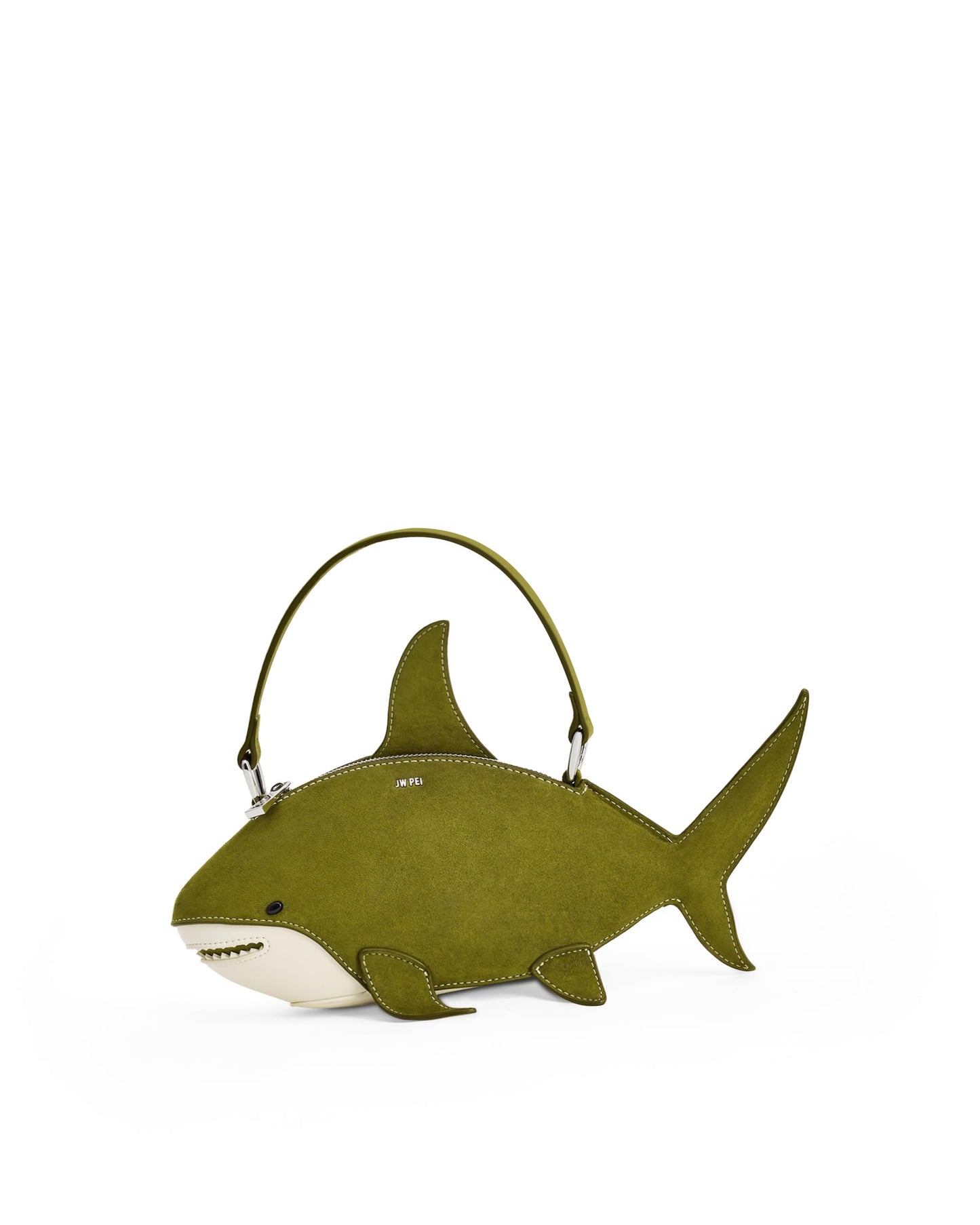 JW PEI Women's Nerys Faux Suede Shark Look Top Handle Bag