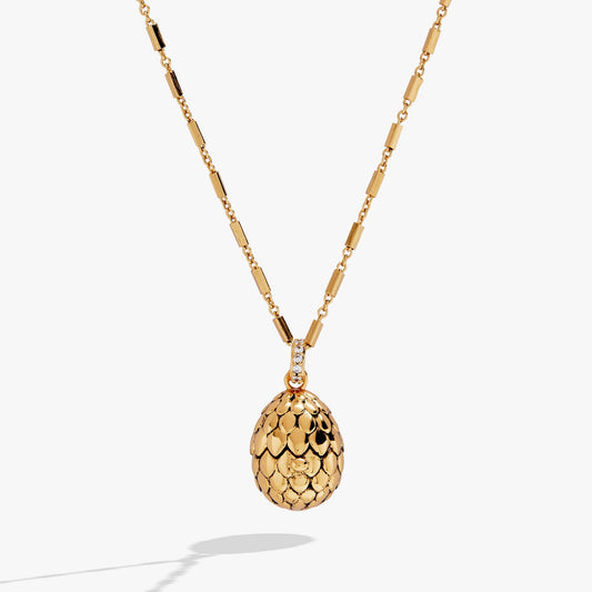 House of the Dragon™ Dragon Egg Locket Pendant: Gold