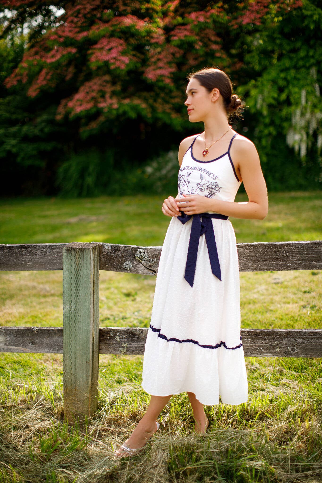 "Peace and Happiness" Dress: L