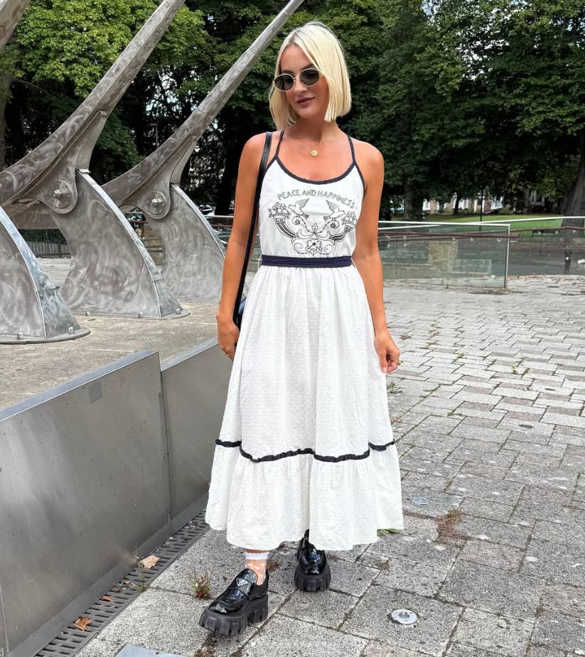 "Peace and Happiness" Dress: L