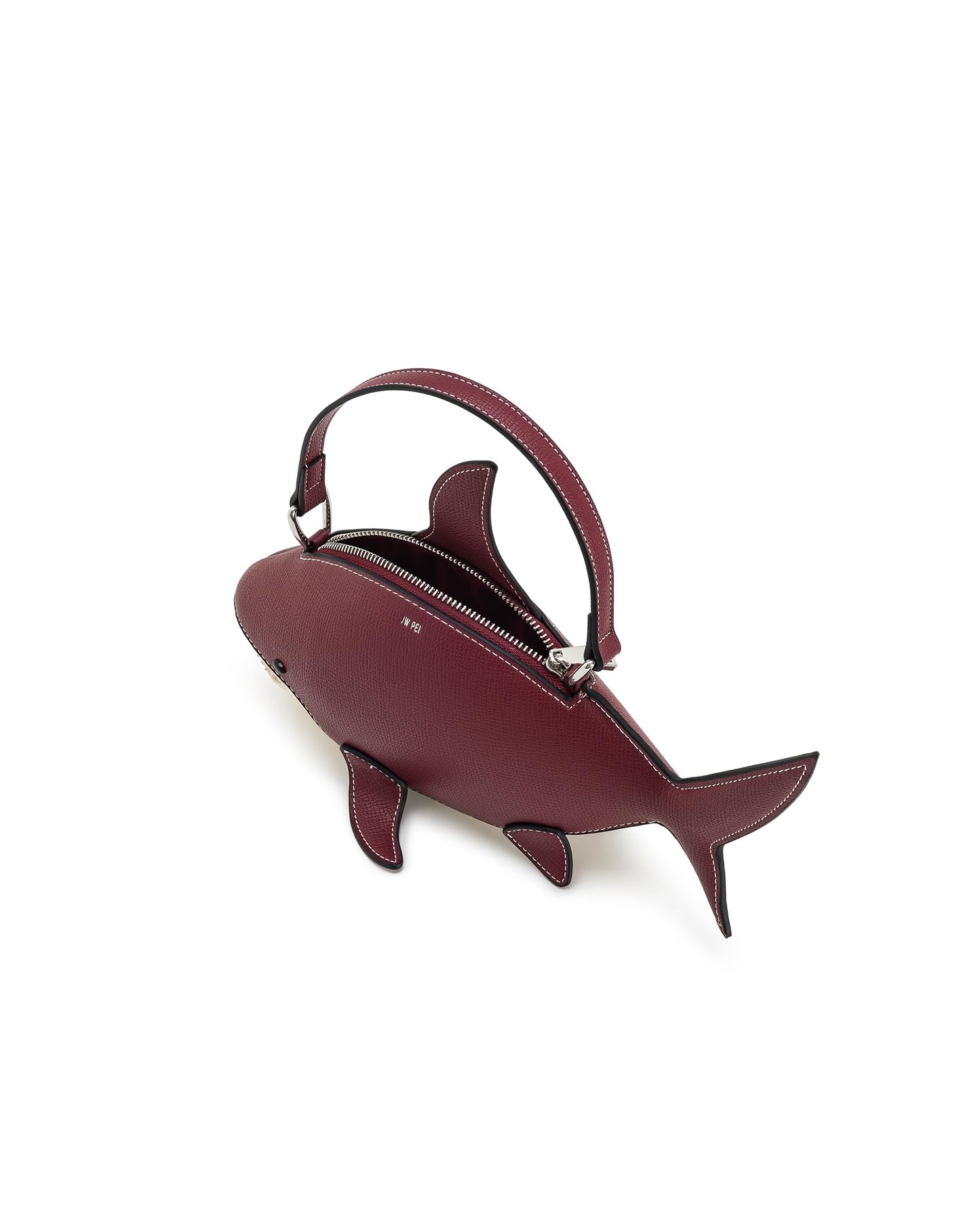 JW PEI Women's Nerys Faux Suede Shark Look Top Handle Bag