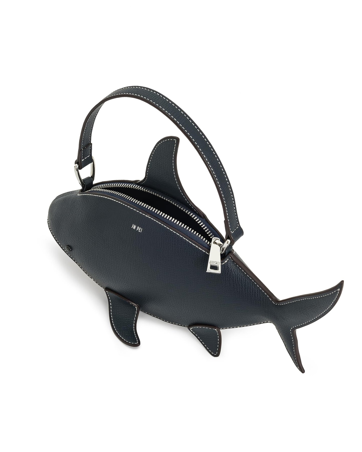 JW PEI Women's Nerys Faux Suede Shark Look Top Handle Bag