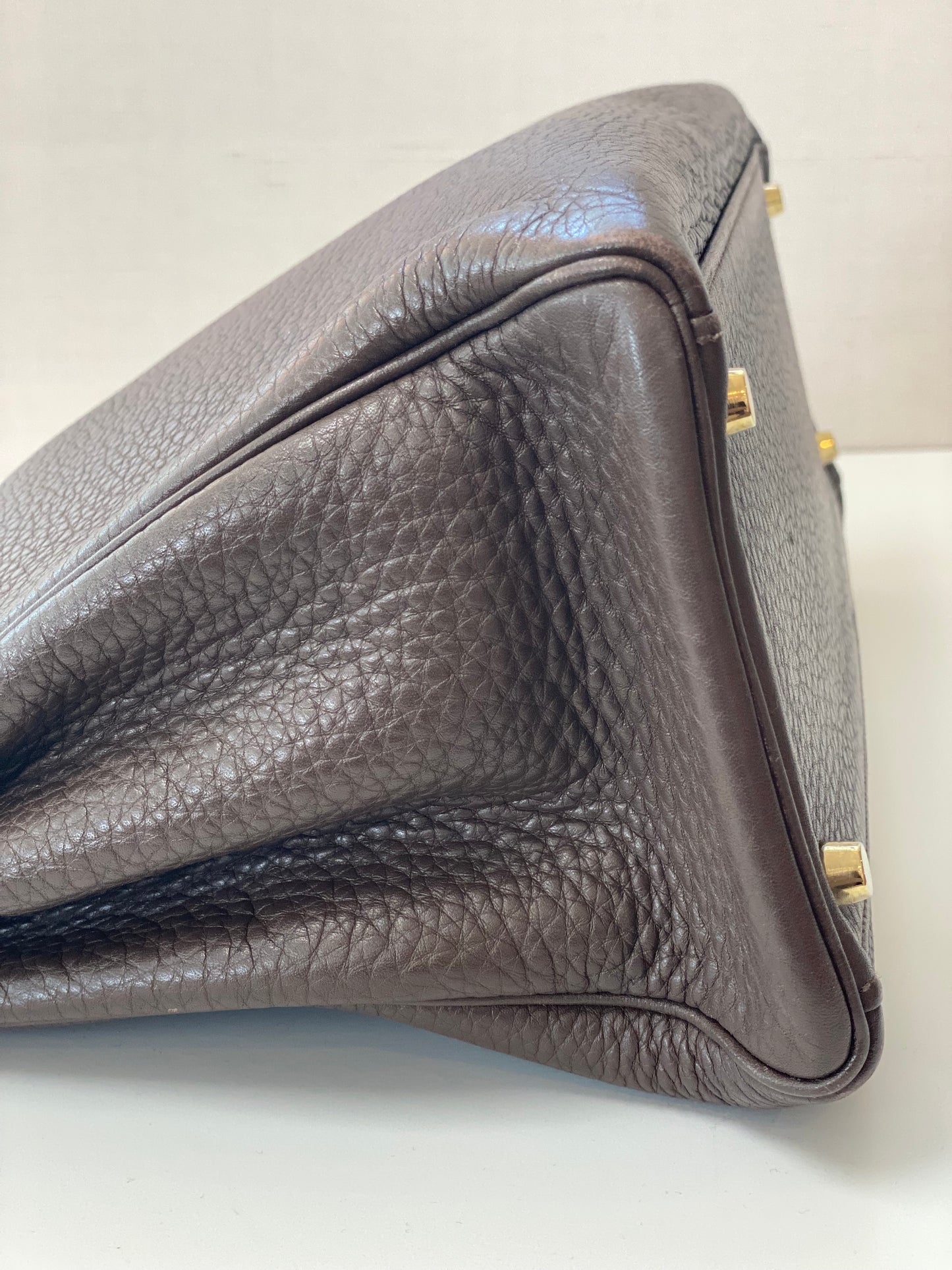 Vintage Hermes Kelly Retourne 35 Handbag