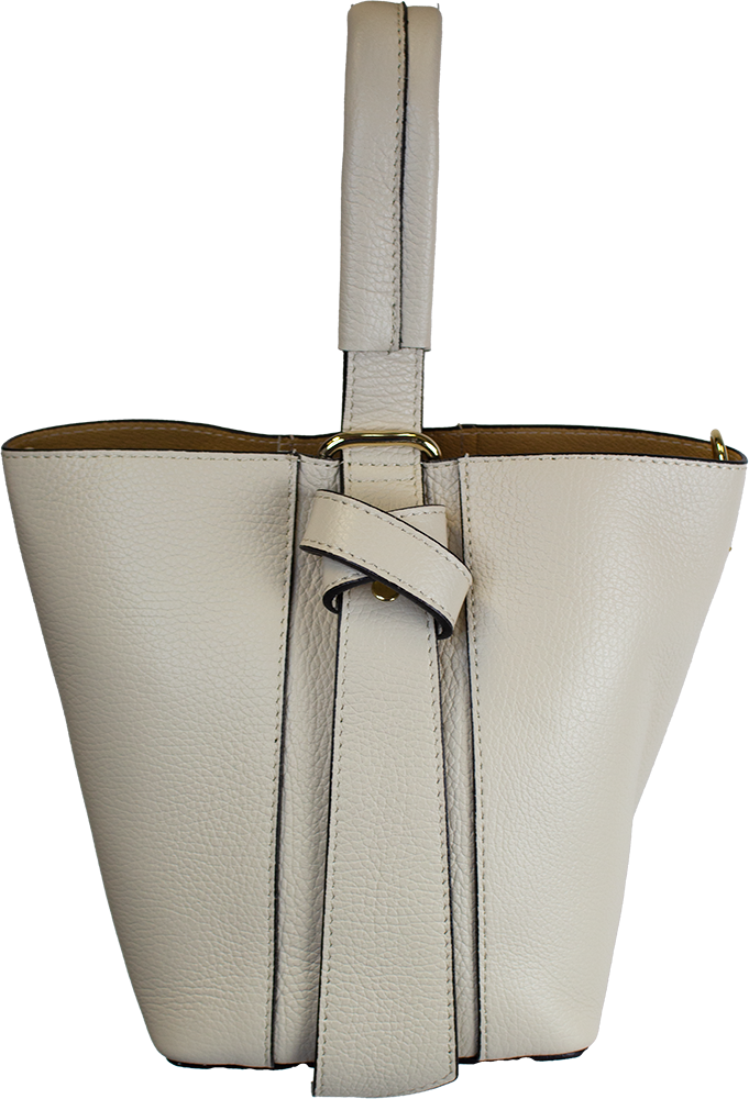 Italian   |    Leather Bucket Bag (Lusso)