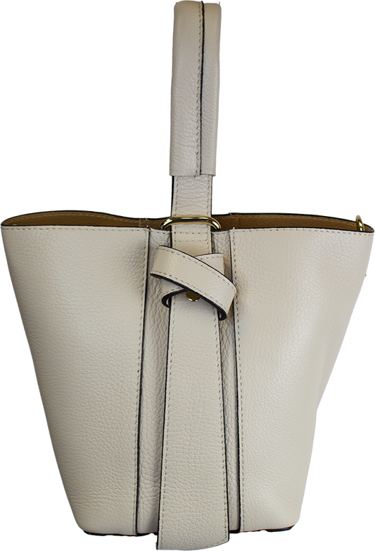 Italian   |    Leather Bucket Bag (Lusso)
