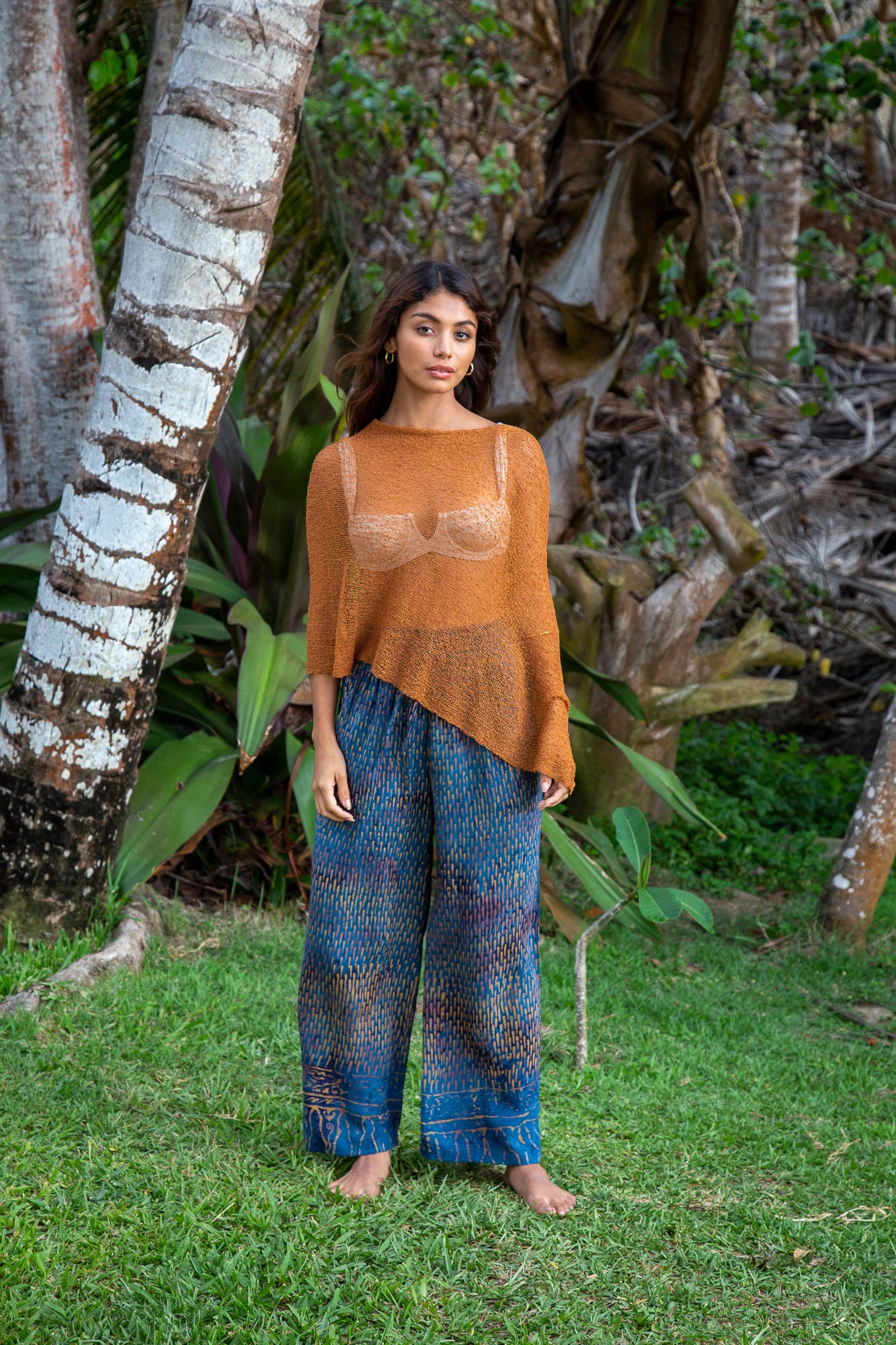 Summer Sheer Shrug Knit Poncho Shawl- Boho Beach Cover Up fo: Black #1