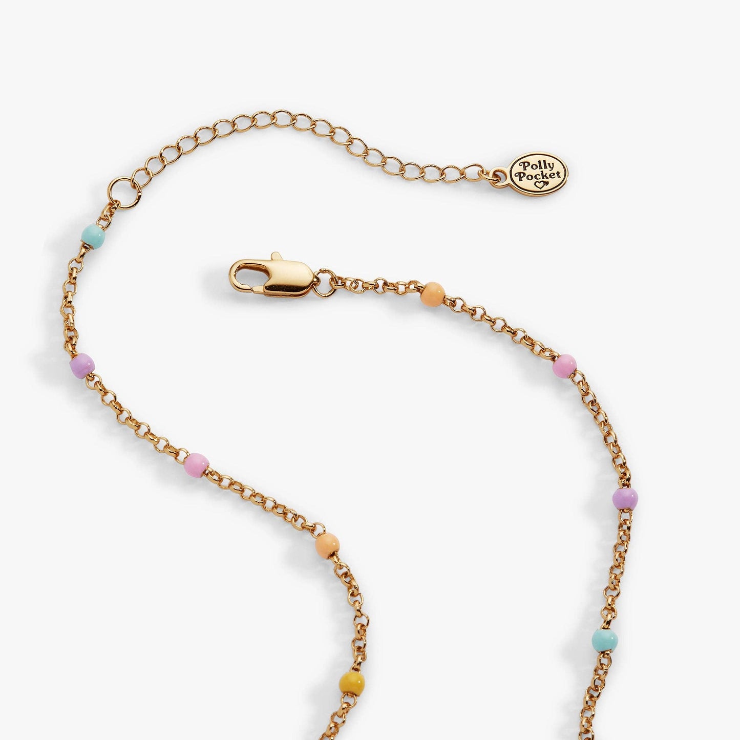 Polly Pocket™ House Locket Necklace: Gold