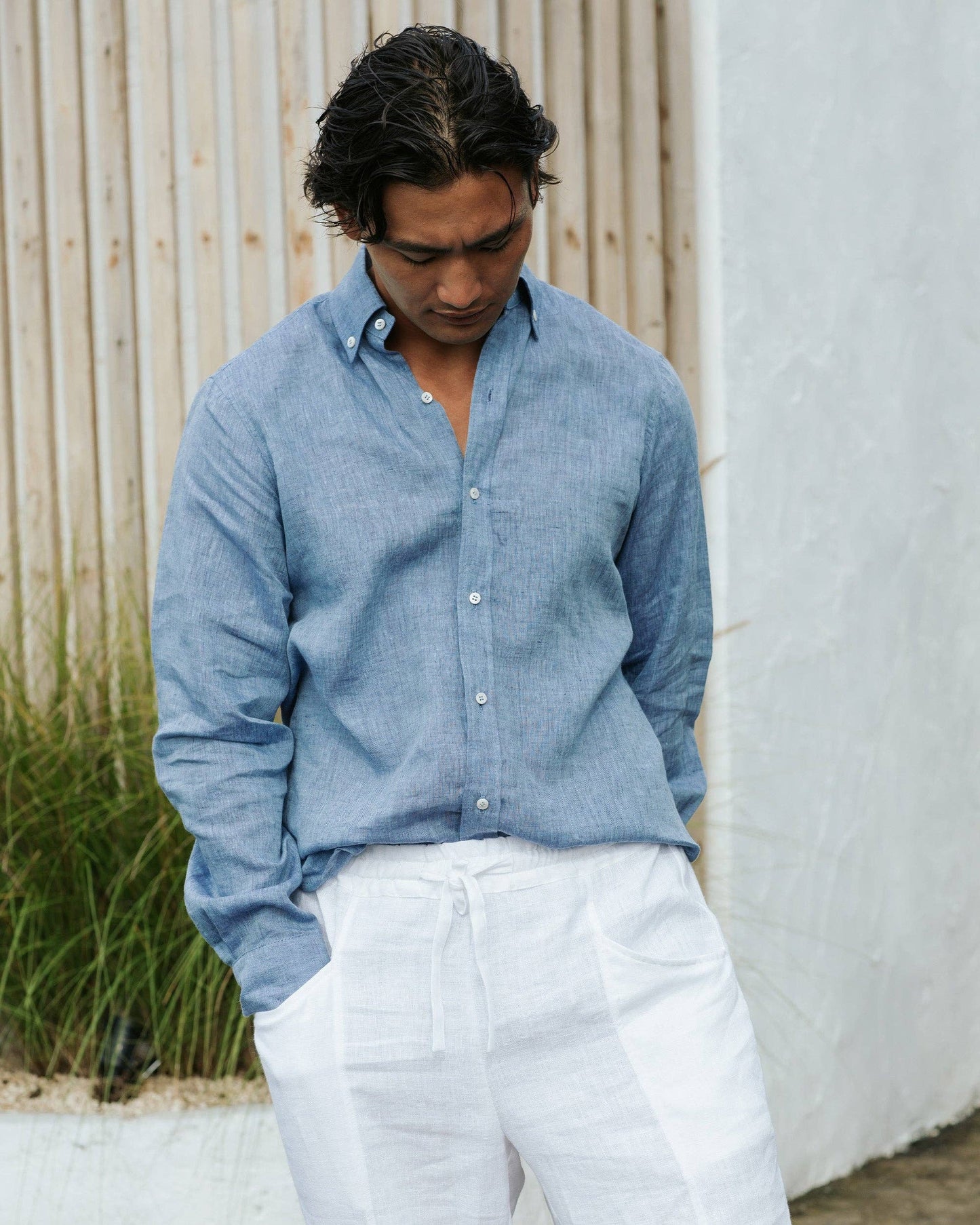 MagicLinen   |    Men's Denim Chambray