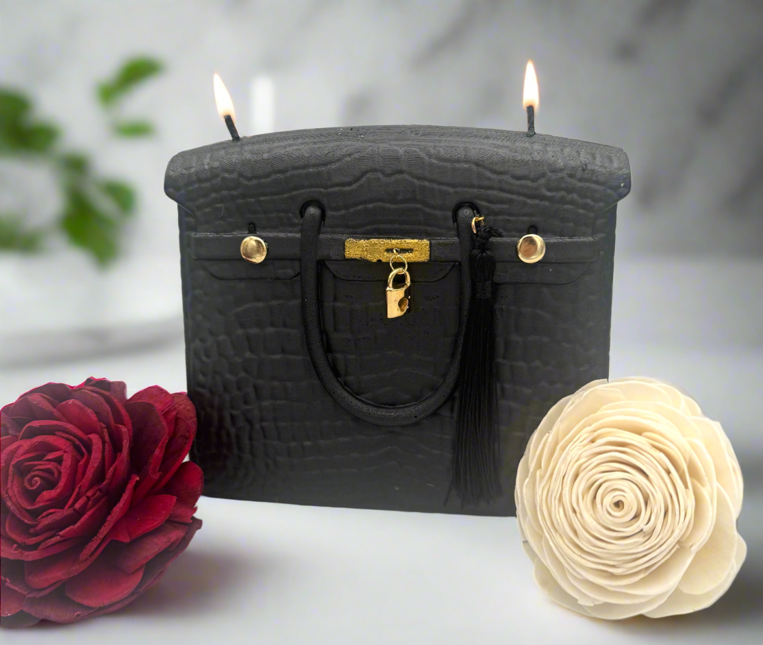 The Iconic Collection Candles  Purse: Orange